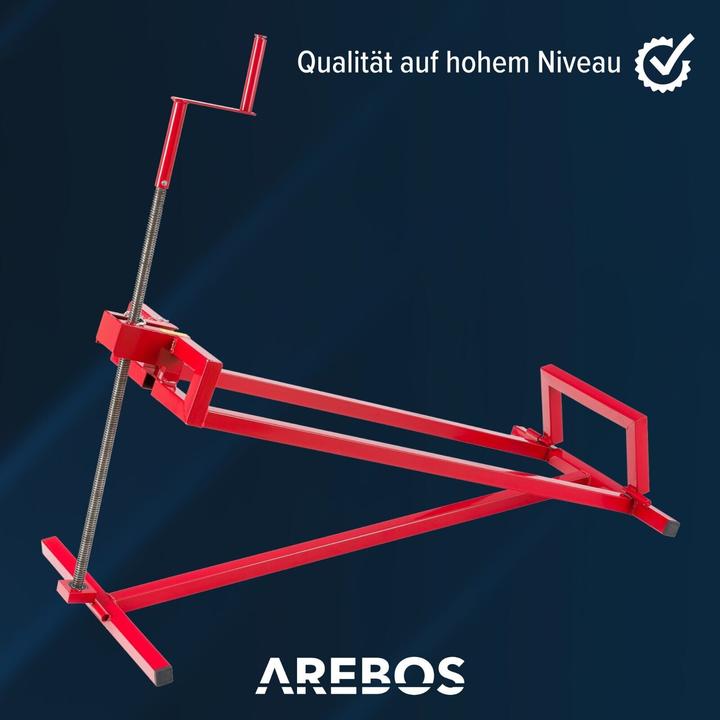 Actual product image Arebos Lawn tractor lifter