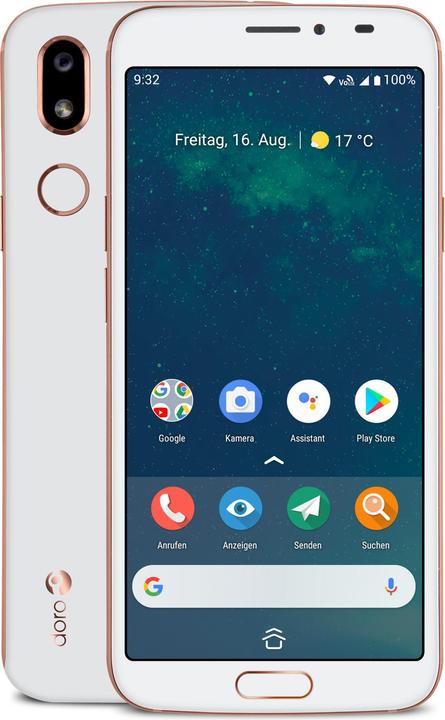 Image du produit Doro 8080 (32 Go, Blanc, 5.70", SIM simple, 16 Mpx, 4G)