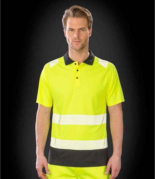 Actual product image Result Poloshirt Safety (M)