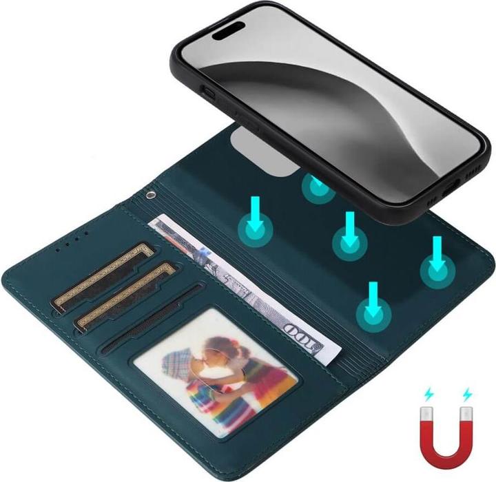 Immagine prodotto Cover-Discount iPhone 16 Pro Max - Custodia a portafoglio divisibile 2 in 1 per telefoni cellulari (Apple iPhone 16 Pro Max)
