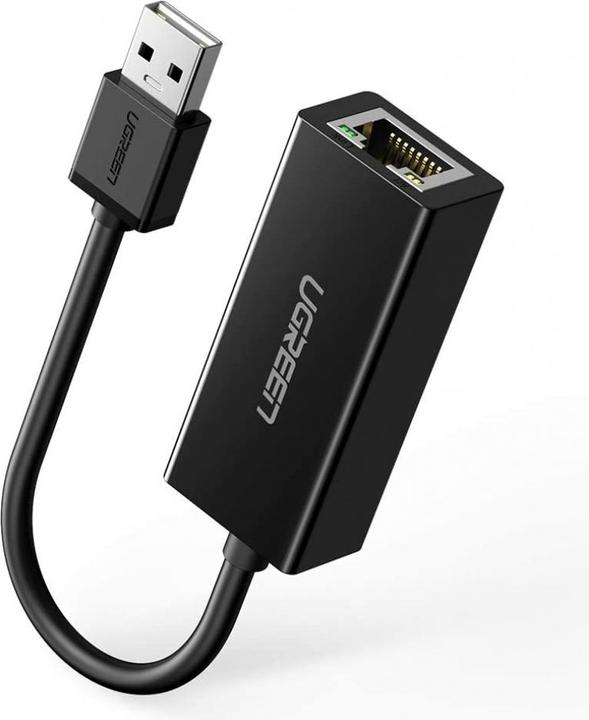 Produktbild Ugreen USB-A 2.0 zu 100Mbps Ethernet Adapter (USB 2.0, RJ45 (1x))