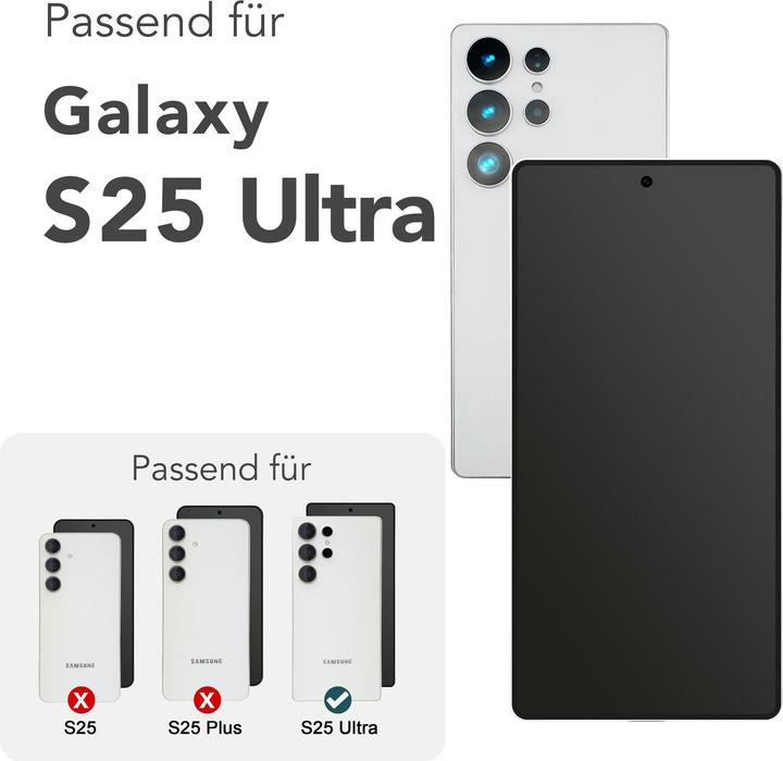 Immagine prodotto Nalia AntiSpyX - Privacy Schutzglas mit Schablone - Full Screen Anti-Spy Protector (1 Pezzo/i, Samsung Galaxy S25 Ultra)