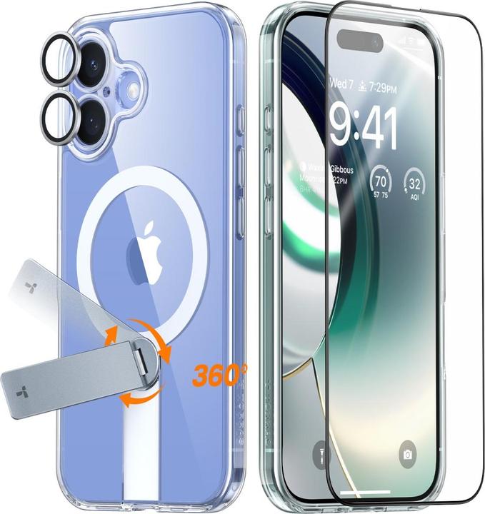 Torras Kit Pstand Spin 3 en 1 (1 pièce(s), Apple iPhone 16 Plus)