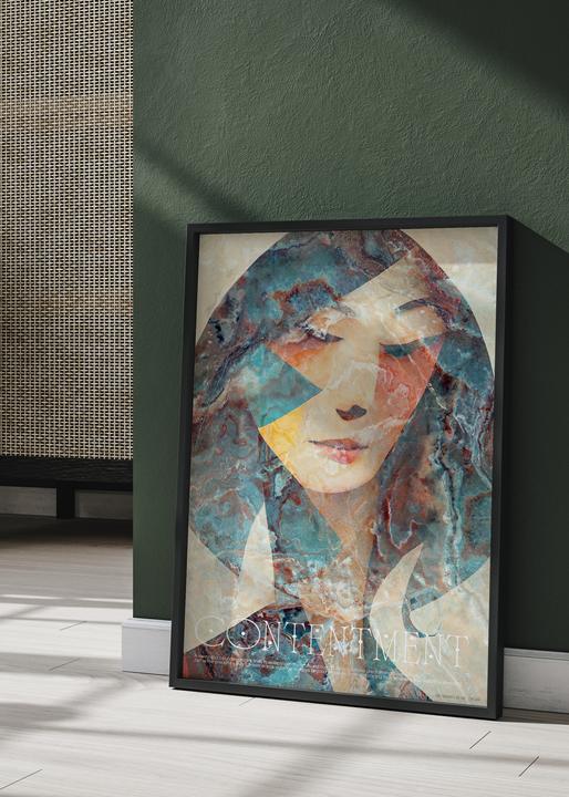 Image du produit ChiCura Affiche Contentment CC2 (50 x 70 cm)