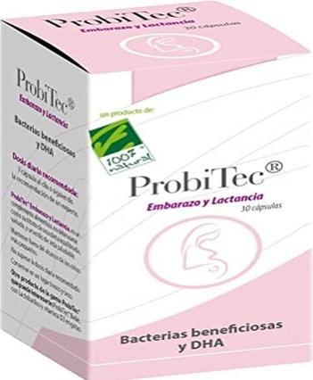Produktbild 100% Natural Nutricosmetics 100% Natürliches Probitec Auge 30 Kapseln (Kapseln)