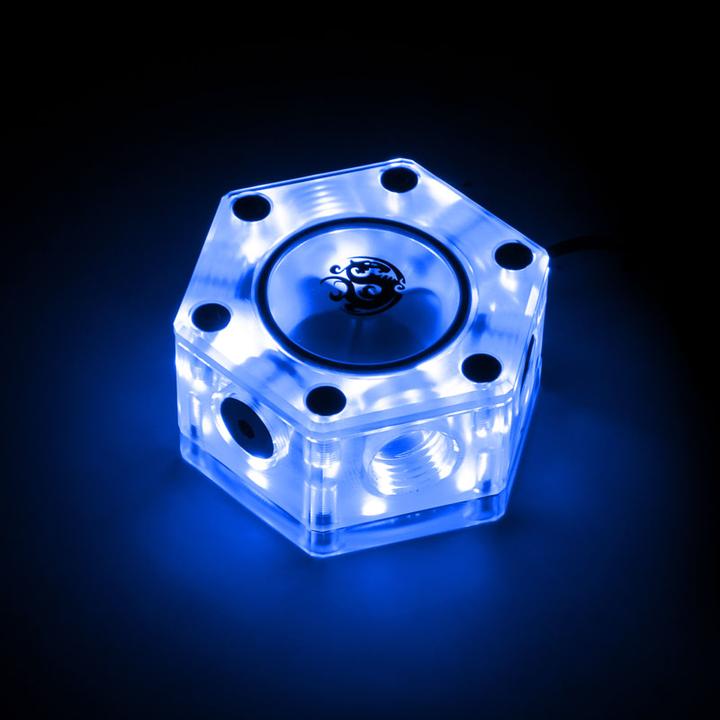 Produktbild Bitspower Sechskant-Durchflussanzeige, RGB
