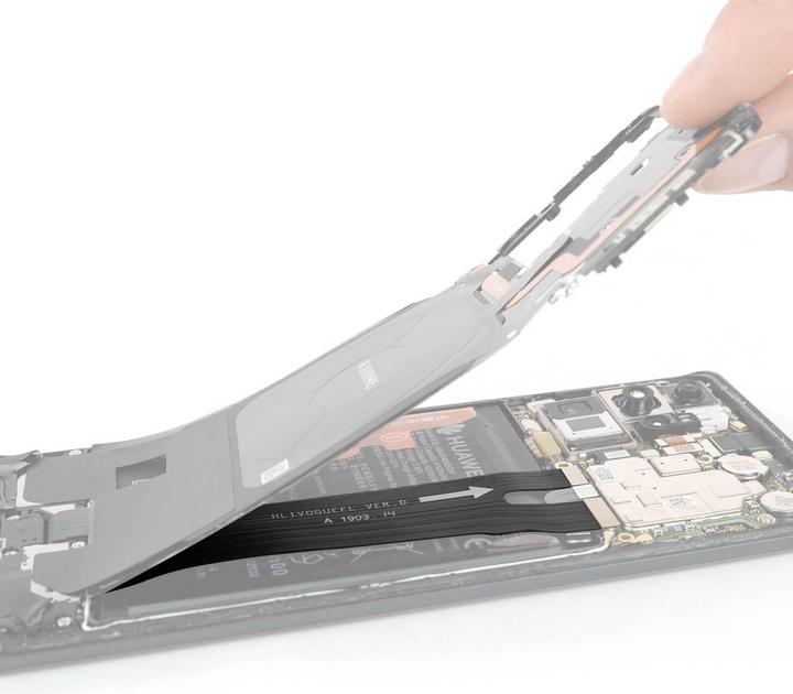 Actual product image Clappio USB-C charging port + flex cable spare part Huawei P30 Pro (Huawei P30 Pro)