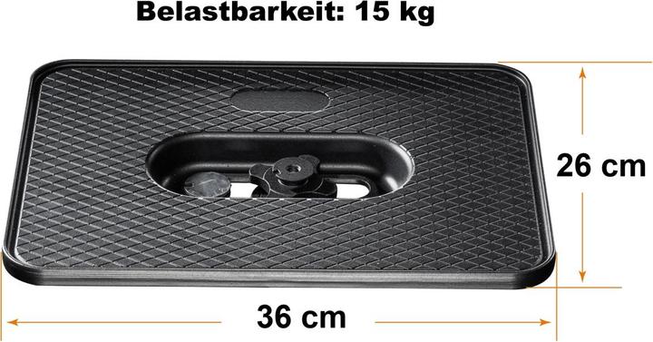 Immagine prodotto Walimex Treppiede portatile e piastra per proiettore (Metallo, Materiale sintetico)