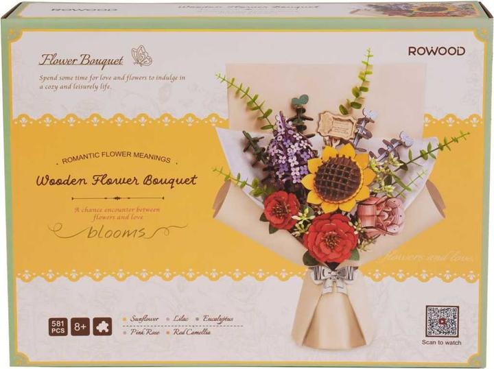 Produktbild Robotime Modellbausatz 'BLUMENSTRAUSS'
