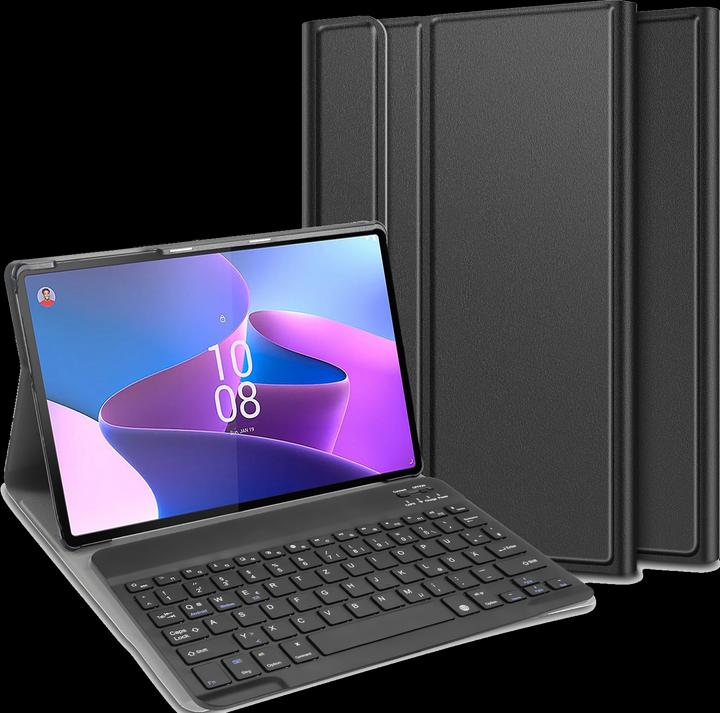 Produktbild Cazy Tastatur Hülle Kompatibel mit Lenovo Tab P11 Pro Gen 2 - Schutz Etui mit magnetisch Abnehmbarer (DE, Lenovo Tab P11 Pro Gen 2)