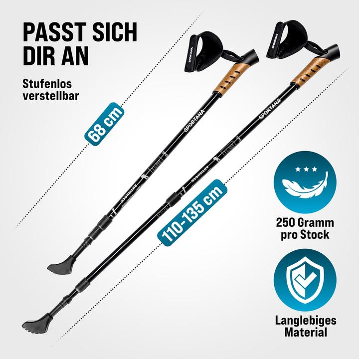 Immagine prodotto Deuba Wanderstöcke (135 cm)
