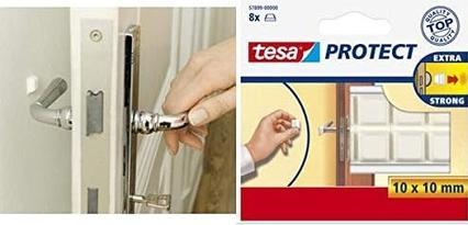 Produktbild tesa PROTECT Türschutzpuffer (Anschlagdämpfer, 8 Stück)