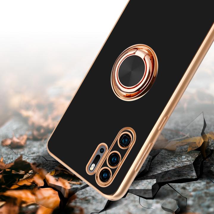 Produktbild Cadorabo Hülle für Huawei P30 PRO im TPU mit Kameraschutz und Ring LM089 Style (Huawei P30 Pro)