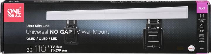 Actual product image One for All 110" TV Wall Mount Ultraslim No-Gap (Wall, 110", 75 kg)