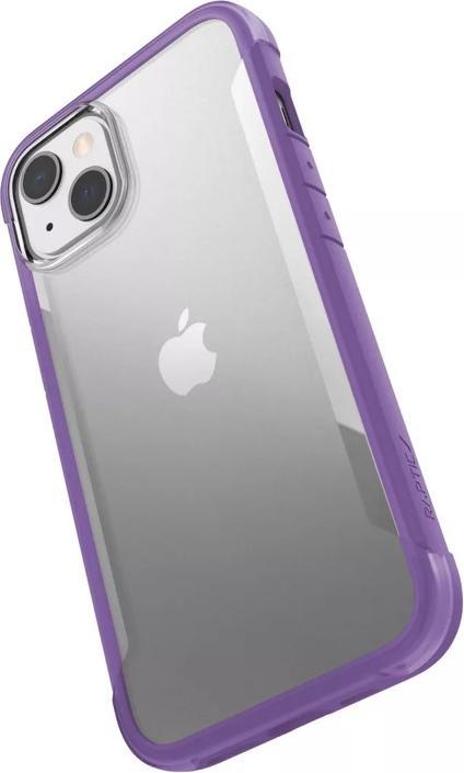 Produktbild Raptic iPhone 13 - /X-Doria Terrain - Impact Case, mit violettem Rahmen (Apple iPhone 13)