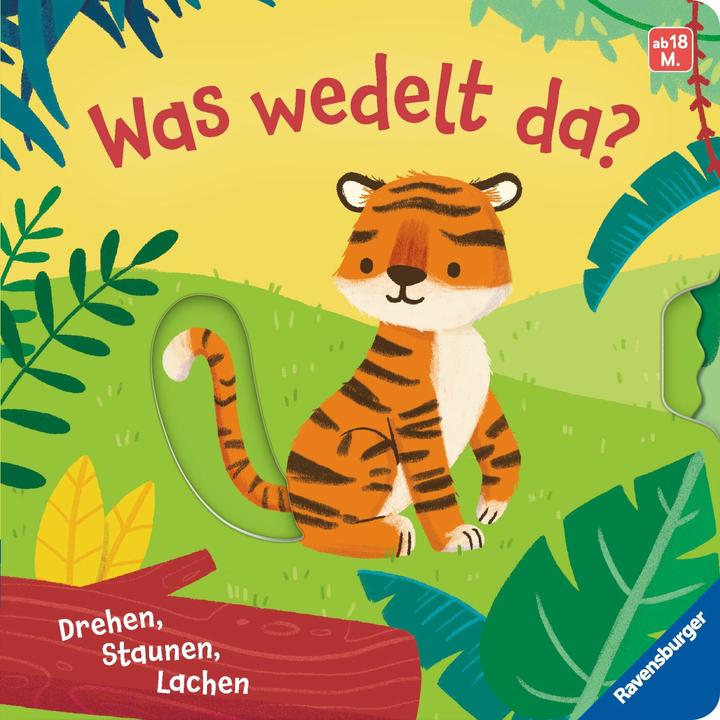 Produktbild Ravensburger Was wedelt da? Spielbuch ab 18 Monaten, Bilderbuch, Pappbilderbuch (Deutsch)