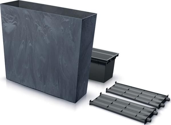 Actual product image Plast team AVEDORE waste bin, 20 litres, black (20 l)