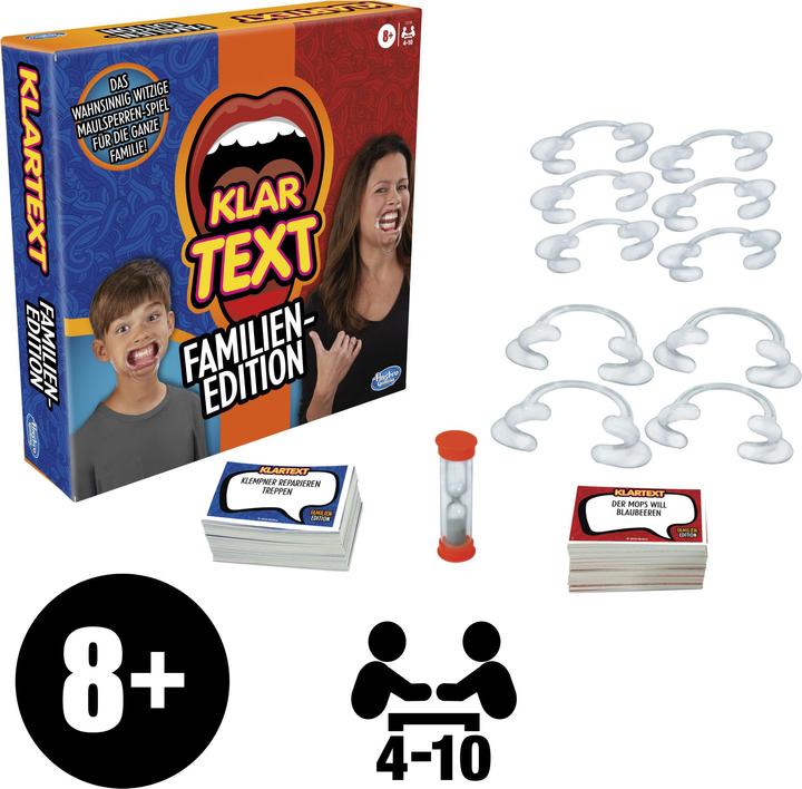 Actual product image Hasbro Gaming Plain text family edition (German)