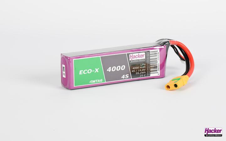 Produktbild Hacker LiPo Pack TF ECO-X 3800mAh 4S MTAG (14.80 V, 3800 mAh)