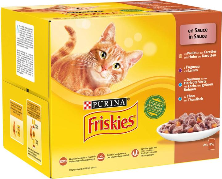 Produktbild Friskies In Sauce (Adult, 24 Stk., 2040 g)