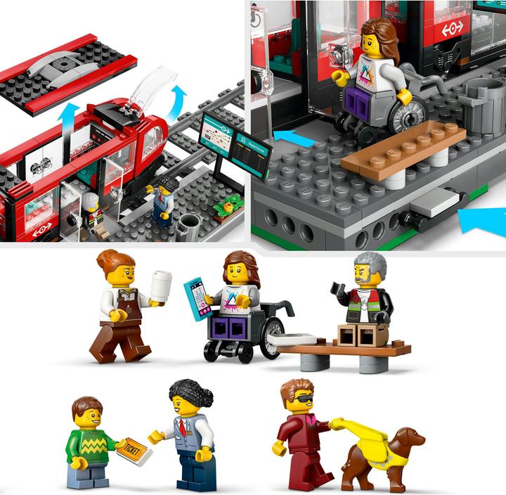Produktbild LEGO Strassenbahn mit Haltestelle (60423, LEGO City)