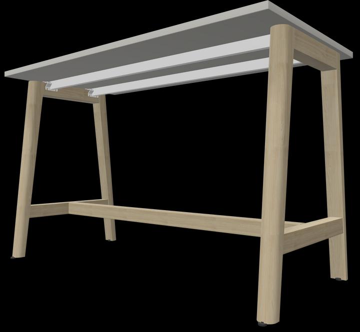 Immagine prodotto Narbutas Nova Wood tavolo alto (140 x 70 x 90 cm)