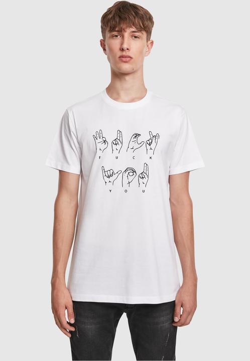 Produktbild Mister Tee FU Sign Language Tee (M)
