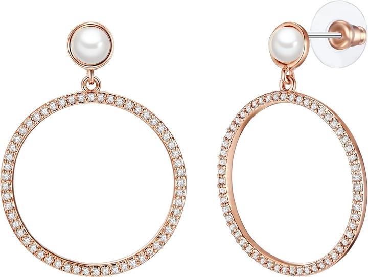 Immagine prodotto Lulu & Jane Ottone zirconia conchiglia perla oro rosa - 33068 (Ottone)