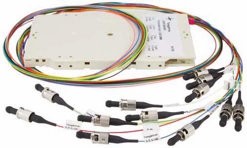 Telegärtner TEGA H02050A0060 Telecom splice cassette 50/125µ 12 colours connectors