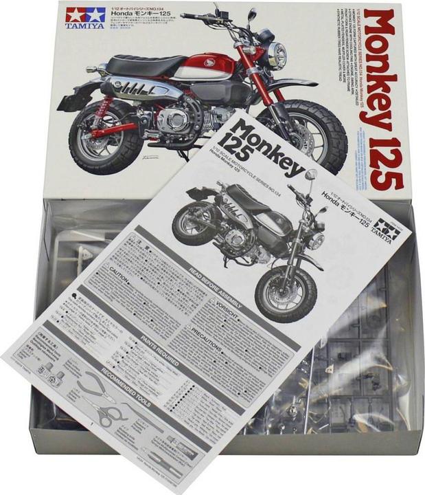 Actual product image Tamiya Honda Monkey 125