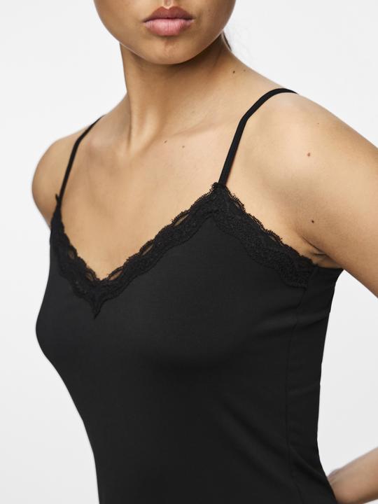 Actual product image Pieces Lace Strappy Top (XL)