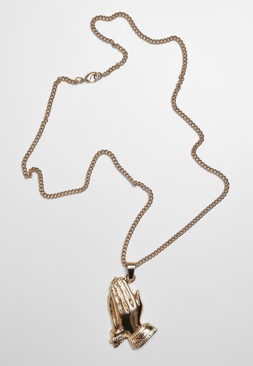 Produktbild Urban Classics Pray Hands Necklace (40% Eisen, 60% Zink)
