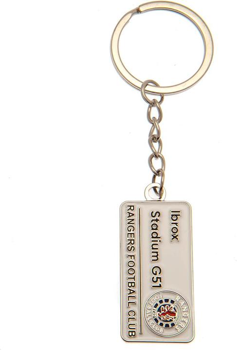 Rangers FC Schlüsselanhänger Strassenschild
