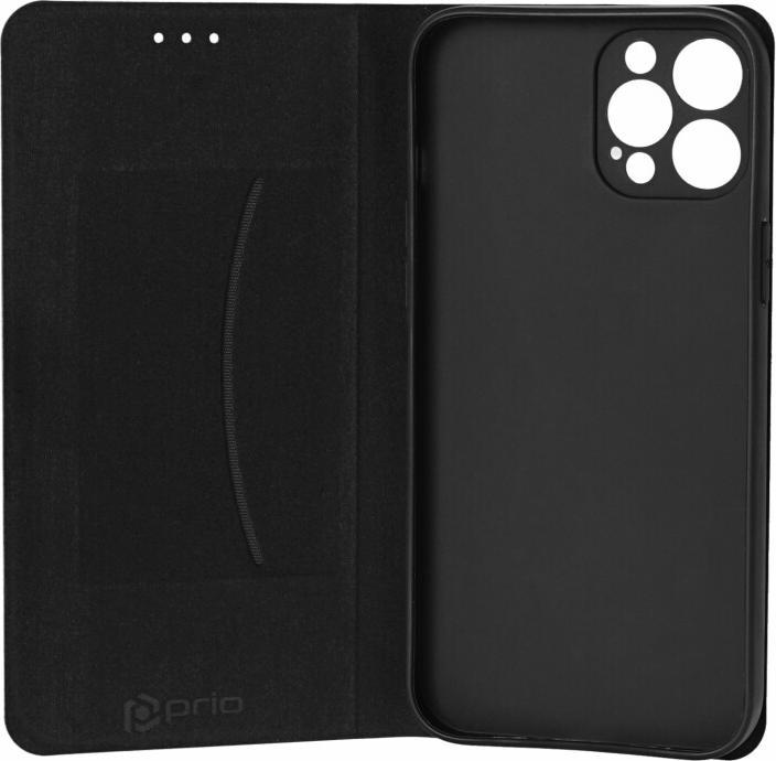Produktbild prio Book Case Fashion für iPhone 12 Pro Max schwarz-rot (Apple iPhone 12 Pro Max)