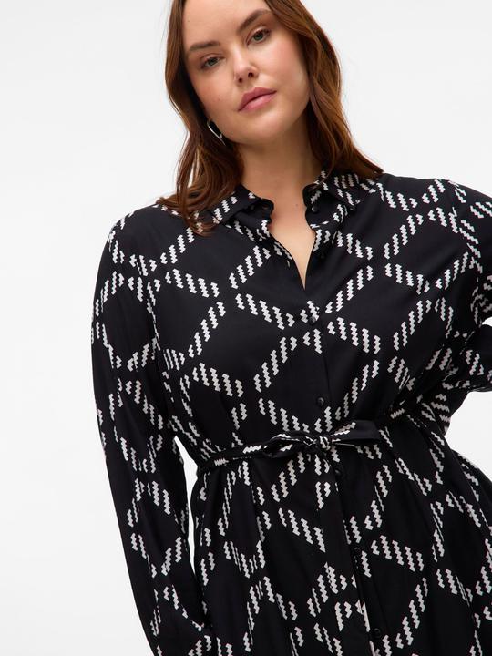 Actual product image Vero Moda VMCBRINA Langes Kleid Hemdblusenkleid (52)
