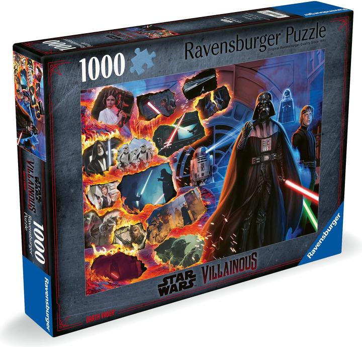 Actual product image Ravensburger Puzzle 12000267 - Darth Vader - 1000 pieces Star Wars Villainous Puzzle for adults (1000 pieces)