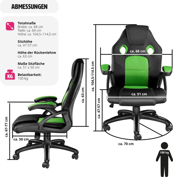 Image du produit tectake Chaises de Camping
