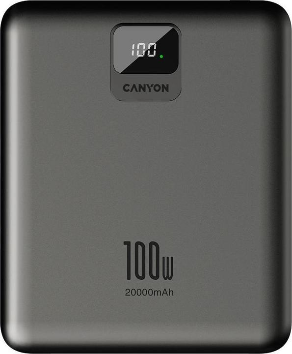 Immagine prodotto Canyon Powerbank PB-2008 LED 20000 mAh PD100W QC3.0 (CNE-CPB2008DG) (20000 mAh)