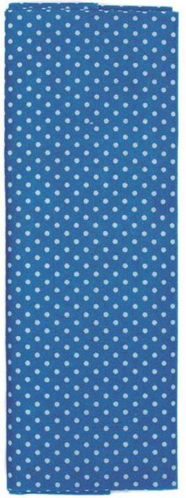 Produktbild Glorex Stoffzuschnitt 100x150cm blau gepunktet
