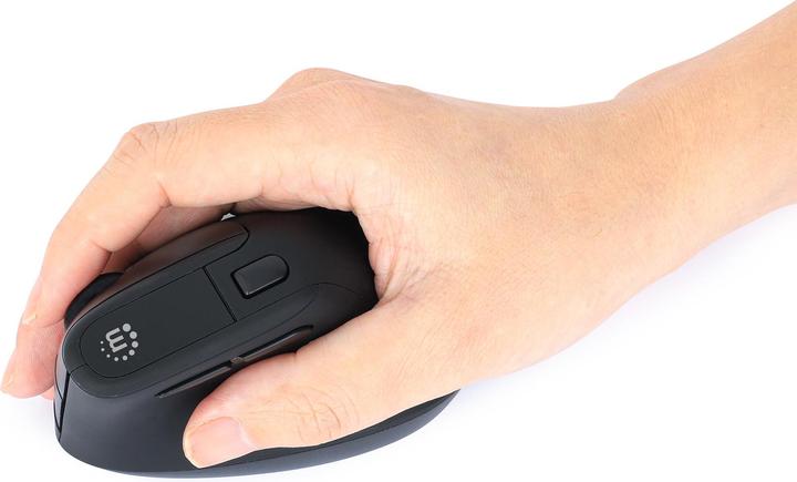 Produktbild Manhattan Vertikale Ergonomische Kabellose USB-Maus (Kabellos)