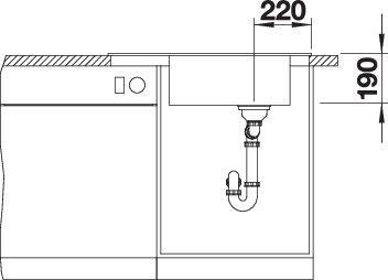Actual product image Blanco Elon XL 6 S (Top-mounted sink, 78 cm, 50 cm)