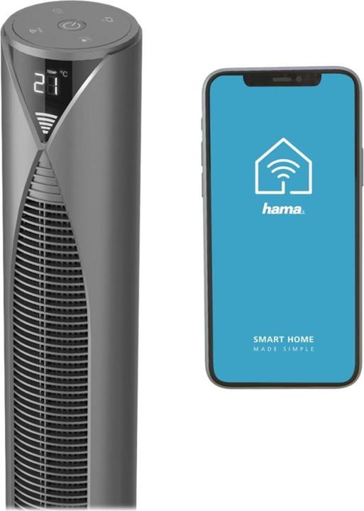 Immagine prodotto Hama Ventilatore da piedistallo intelligente (52 dB)