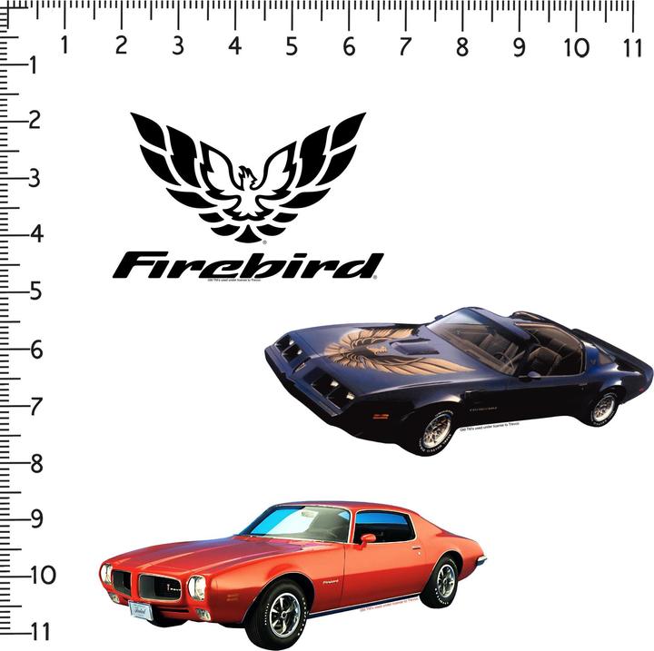 Produktbild Pontiac Autos Aufkleber Firebird Deluxe 50erPack Vinyl
