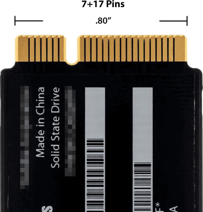 Productafbeelding CoreParts 256 GB SSD voor Apple (256 GB, 2.5")