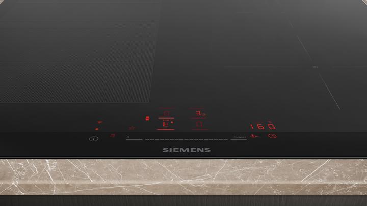 Actual product image Siemens iQ700, Induction hob, 60 cm, Black, With frame on top, EX675HEC1E