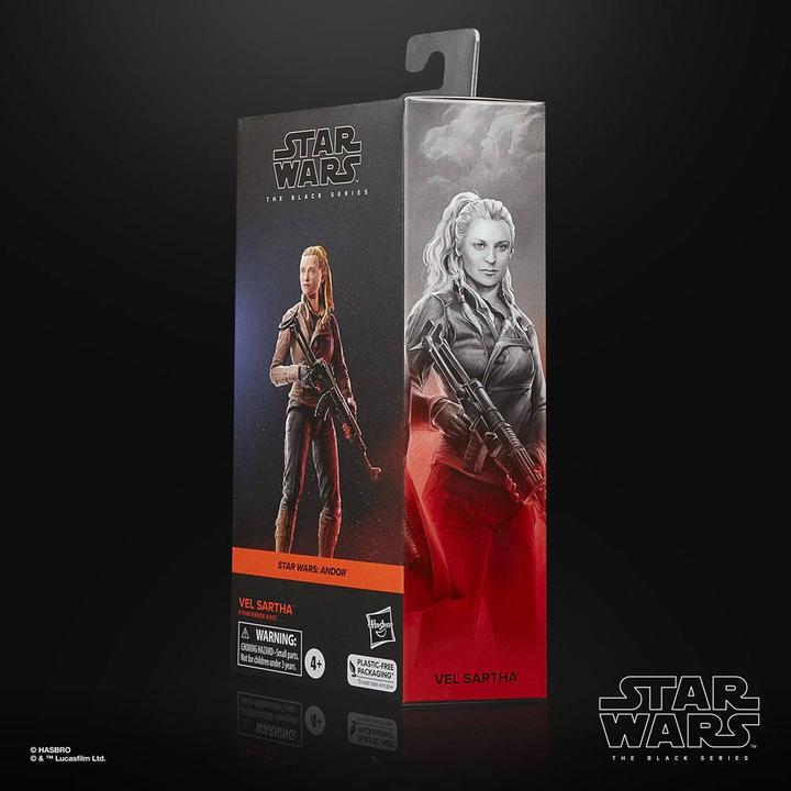 Actual product image Hasbro Star Wars: Andor Black Series figurine Vel Sartha 15 cm