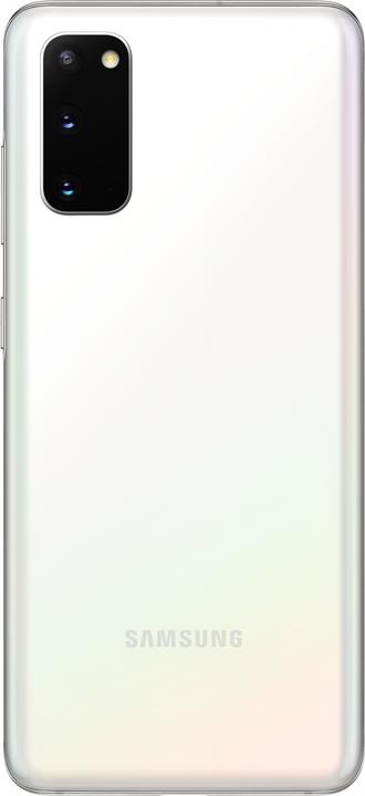 Image du produit Samsung Galaxy S20 5G (128 Go, Cloud White, 6.20", Double SIM hybride + eSIM, 64 Mpx, 5G)
