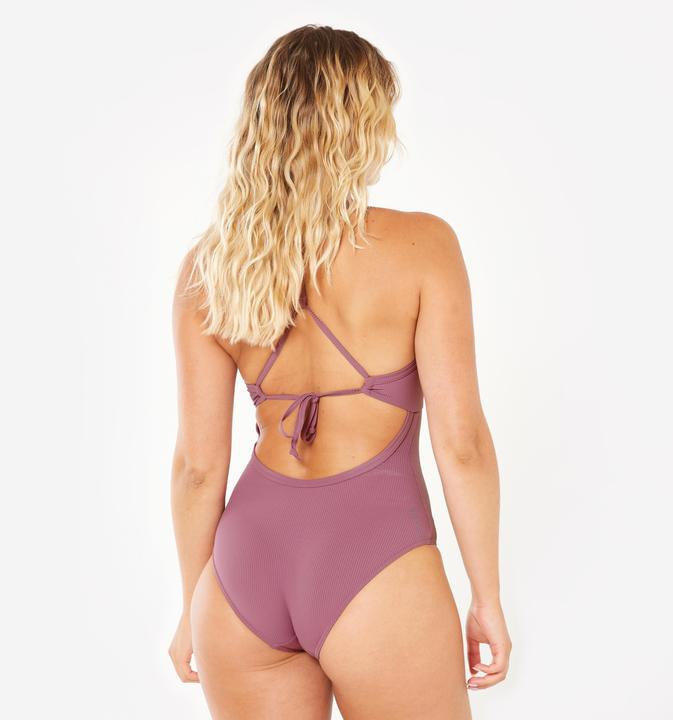 Image du produit Olaian Maillot de bain 1 pièce texturé surf Femme - Bea violet rosewood (40, 42)