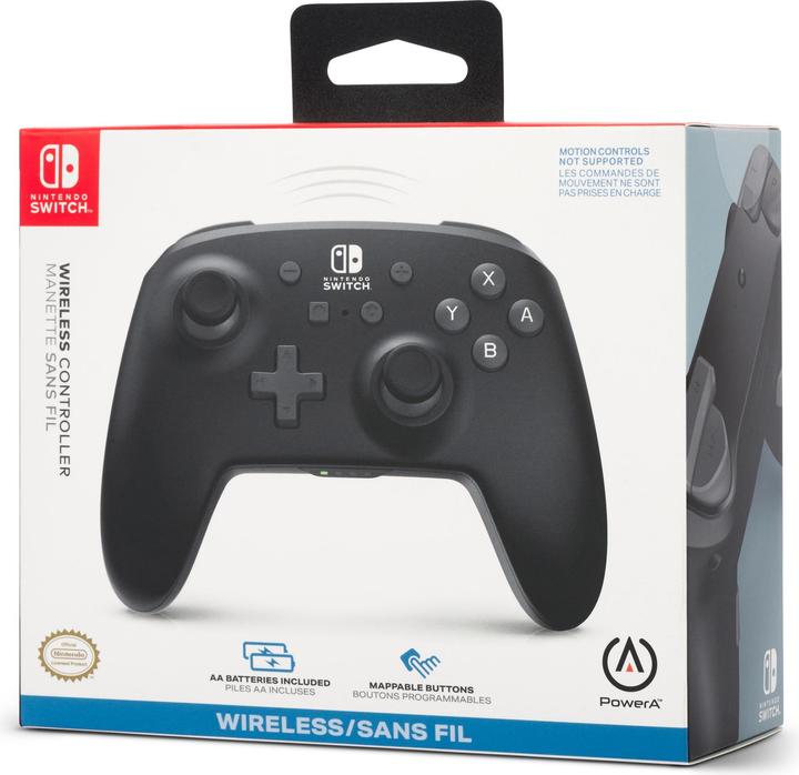 Actual product image PowerA Wireless Controller Midnight (Switch OLED, Switch Lite, Switch)