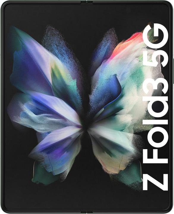 Actual product image Samsung Galaxy Z Fold3 5G EU (512 GB, Phantom Green, 7.60", SIM + eSIM, 12 Mpx, 5G)